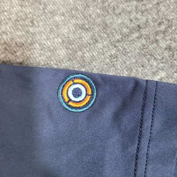 Peter Millar Summer Men's Golf Polo Shirt  Size L Blue Performance Stretch - Picture 4 of 8